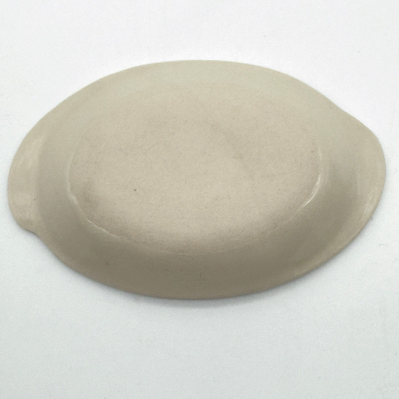 Art Pottery Trinket Tray Dish Catchall Soap Vintage Abstract 80s 90s 5.5 inches - Picture 3 of 7